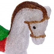 Акриловая светодиодная фигура «Лошадка» 38х13х38 см, 60 светодиодов, IP65, понижающий трансформатор в комплекте NEON-NIGHT | Фото 6