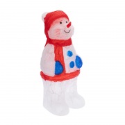 Акриловая светодиодная фигура «Снеговик в синих варежках» 31х25х59 см, IP65, понижающий трансформатор в комплекте NEON-NIGHT | Фото 4