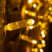 Гирлянда светодиодная «Дождь» 2x0,8 м, эффект мерцания, прозрачный провод, 230 В, диоды ТЕПЛЫЙ БЕЛЫЙ  | Фото 1