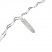 Гирлянда светодиодная «Дождь» 2x0,8 м, эффект мерцания, прозрачный провод, 230 В, диоды ТЕПЛЫЙ БЕЛЫЙ  | Фото 3