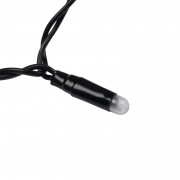 Гирлянда светодиодная «Дождь» 2x0,8 м, черный провод, 230 В, диоды ТЕПЛЫЙ БЕЛЫЙ  | Фото 2