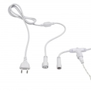 Гирлянда светодиодная «Дождь» 2х3 м, эффект мерцания, белый провод, 230 В, диоды ТЕПЛЫЙ БЕЛЫЙ  | Фото 7