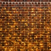 Гирлянда светодиодная «Дождь» 2х6 м, эффект мерцания, прозрачный провод, 230 В, диоды теплый белый, 768 LED (партия 2020 - 768 LED) | Фото 1