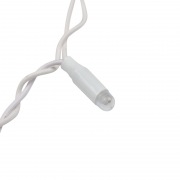 Гирлянда светодиодная «Дождь» 2х6 м, постоянное свечение, белый провод, 230 В, диоды ТЕПЛЫЙ БЕЛЫЙ | Фото 3