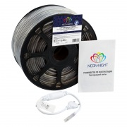 LED лента 220 В, 10х7 мм, IP67, SMD 2835, 60 LED/m, цвет свечения RGYB (мульти), бухта 100 м | Фото 1