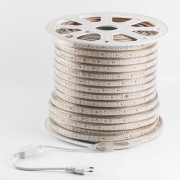 LED лента 220 В, 6.5x17 мм, IP67, SMD 2835, 180 LED/m, цвет свечения белый, 100 м | Фото 7