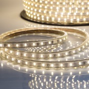 LED лента 220 В, 6.5x13 мм, IP67, SMD 5730, 60 LED/m, цвет свечения теплый белый, 100 м | Фото 2