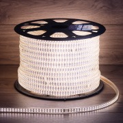 LED лента 220 В, 6.5x15 мм, IP67, SMD 3014, 240 LED/m, цвет свечения теплый белый, 100 м | Фото 6