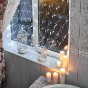 Гирлянда «Сеть» 1,5х1,5 м, прозрачный ПВХ, 96 LED белый | Фото 1