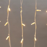 Гирлянда Айсикл (Бахрома) светодиодная 5х0,7 м, 152 LED, белый провод каучук, теплое белое свечение NEON-NIGHT | Фото 3