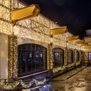 Гирлянда Светодиодный Дождь 2х3 м, эффект мерцания, прозрачный провод, 230 В, диоды цвет теплый белый | Фото 2