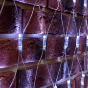 Гирлянда Сеть 2х2х1.5 м, свечение с динамикой, прозрачный ПВХ, 136 LED, 230 В, цвет свечения белый | Фото 2