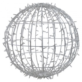 NEON-NIGHT Светодиодная фигура Шар диаметр 50см 200 LED ТЕПЛЫЙ БЕЛЫЙ эффект мерцания 230В NEON-NIGHT
