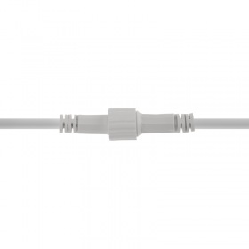 NEON-NIGHT Коннектор (шнур) с проводами папа-мама, 2 pin, белый каучук NEON-NIGHT