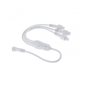 NEON-NIGHT Разветвитель-Y для уличных гирлянд Professional (1 вход, 3 выхода) белый ПВХ NEON-NIGHT