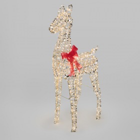 NEON-NIGHT Светодиодная фигура Олененок 107см, цвет свечения теплый белый, питание от трансформатора, IP44 NEON-NIGHT