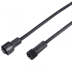 NEON-NIGHT Удлинитель (шнур) для подключения уличных гирлянд 1м черный ПВХ NEON-NIGHT
