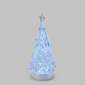 NEON-NIGHT Фигура на подставке Елочка 12x12x28 см, RGB, питание 3xАА и провод USB NEON-NIGHT