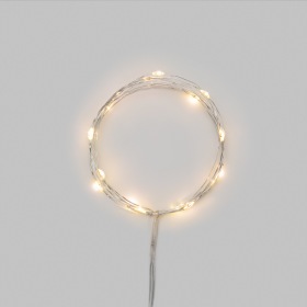 NEON-NIGHT Гирлянда светодиодная Роса 2м 20 LED ТЕПЛЫЙ БЕЛЫЙ IP20 2хАА (в комплект не входят) NEON-NIGHT