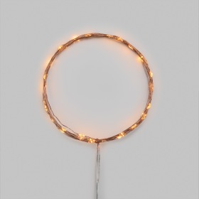 NEON-NIGHT Гирлянда светодиодная Роса 5м 50 LED ЯНТАРНЫЙ IP20 2хАА (в комплект не входят) NEON-NIGHT