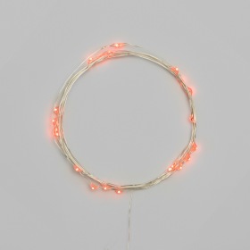 NEON-NIGHT Гирлянда светодиодная Роса 5м 50 LED ОРАНЖЕВЫЙ IP20 2хАА (в комплект не входят) NEON-NIGHT