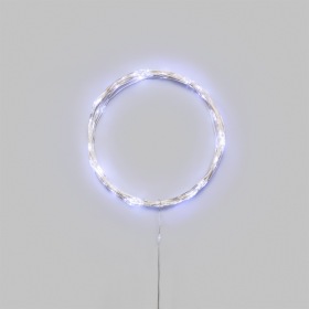 NEON-NIGHT Гирлянда светодиодная Роса 10м 100 LED БЕЛЫЙ IP20 3хАА (в комплект не входят) NEON-NIGHT
