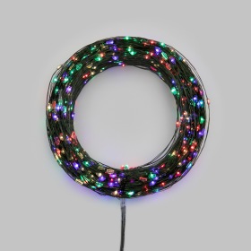NEON-NIGHT Гирлянда светодиодная Роса с контроллером 100м 1000 LED МУЛЬТИКОЛОР IP20 230В зеленый провод NEON-NIGHT