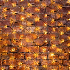 NEON-NIGHT Гирлянда "Сеть" 1х1,5м, черный ПВХ, 160 LED Тёплый белый