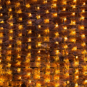 NEON-NIGHT Гирлянда "Сеть" 2х1,5м, черный ПВХ, 288 LED ТЕПЛЫЙ БЕЛЫЙ