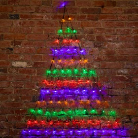 NEON-NIGHT Гирлянда "Сеть" 2х2х1.5м,  свечение с динамикой, черный ПВХ, 136 LED, 230 В, цвет: Мультиколор