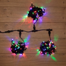 NEON-NIGHT Гирлянда "LED ClipLight" 24V, 3 нити по 10 метров, цвет диодов Мульти