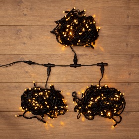 NEON-NIGHT Гирлянда "LED ClipLight" 24V, 3 нити по 20 м, свечение с динамикой, цвет диодов Желтый