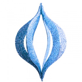 NEON-NIGHT Елочная фигура "Сосулька складная 3D", 51 см, цвет синий