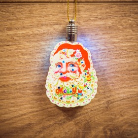 NEON-NIGHT Фигурка подвесная "Санта Клаус" RGB 8*6 см