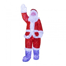 NEON-NIGHT Акриловая светодиодная фигура "Санта Клаус" 210см, IP44 понижающий трансформатор в комплекте, NEON-NIGHT