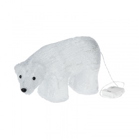 NEON-NIGHT Акриловая светодиодная фигура "Медведь" 34,5х12х17 см, 4,5 В, 3 батарейки AA (не входят в комплект), 24 светодиода, NEON-NIGHT