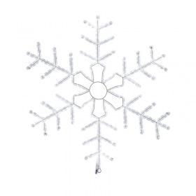 NEON-NIGHT Фигура световая "Снежинка" цвет белый, размер 95*95 см,  мерцающая  NEON-NIGHT