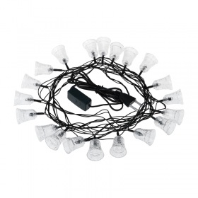 NEON-NIGHT Гирлянда светодиодная "Колокольчики" 20 LED RGB 2,8 метра с контроллером