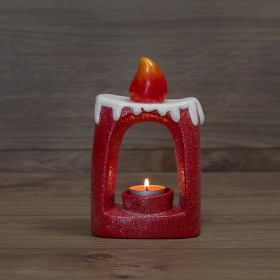 NEON-NIGHT Керамический подсвечник «Свечка» 12.5х6х19.3 см