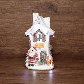 NEON-NIGHT Керамическая фигурка «Белый домик» 15.7х11.7х28.4 см