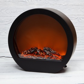 NEON-NIGHT Светодиодный камин «Лаунж» с эффектом живого огня 35.3х12.4х33.7 см, с адаптером питания и батарейками 4 х АА (не в комплекте) NEON-NIGHT