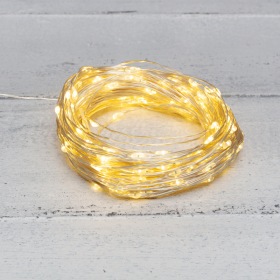 NEON-NIGHT Гирлянда «Роса» с трансформатором 20 м, 200 LED, теплое белое свечение NEON-NIGHT