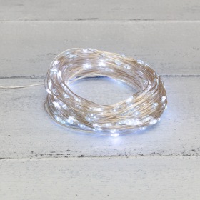 NEON-NIGHT Гирлянда «Роса» с трансформатором, 20 м, 200 LED, белое свечение NEON-NIGHT