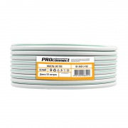 Кабель SAT 703B (75 Ом), CCS/Al/Al 75 % (бухта 50 м) белый PROconnect | Фото 2
