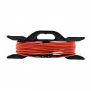 Удлинитель-шнур на рамке PROconnect ПВС 2х0.75, 10 м, б/з, 6 А, 1300 Вт, IP20, оранжевый (Сделано в России) | Фото 1