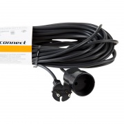 Удлинитель-шнур PROconnect ПВС 2х0.75, 30 м, б/з, 6 А, 1300 Вт, IP20, черный (Сделано в России) | Фото 1