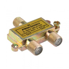 PROCONNECT ДЕЛИТЕЛЬ ТВ х 2 под F разъём 5-900 МГц