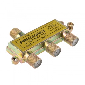 PROCONNECT ДЕЛИТЕЛЬ ТВ х 3 под F разъём 5-900 МГц