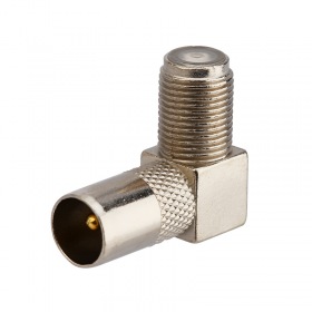 PROCONNECT Переход гнездо F-штекер TV угловой PROCONNECT