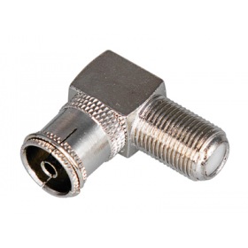 PROCONNECT ПЕРЕХОД гнездо F - гнездо TV угловой PROCONNECT